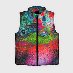 Женский жилет Pointillism Art Fashion trend, цвет: 3D-светло-серый