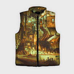 Женский жилет Cool Steampunk painting, цвет: 3D-черный