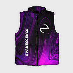 Женский жилет Evanescence violet plasma, цвет: 3D-черный