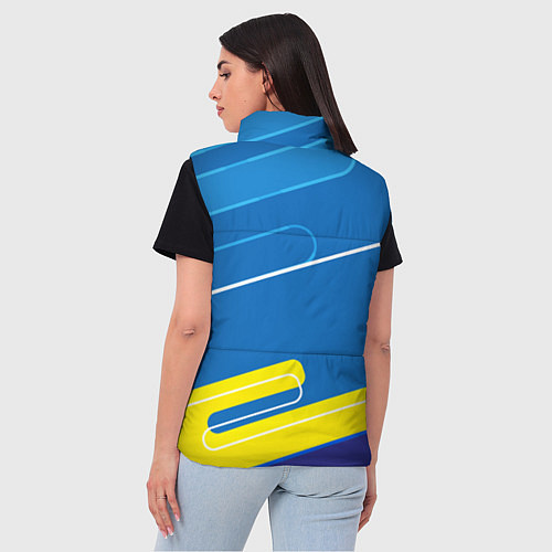 Женский жилет Valencia Абстракция / 3D-Светло-серый – фото 4