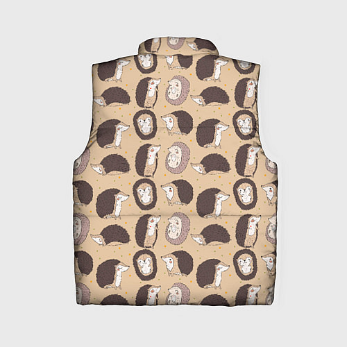 Женский жилет Charming hedgehogs / 3D-Светло-серый – фото 2