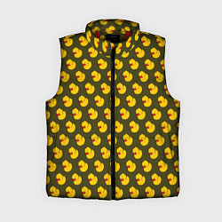 Женский жилет Ути Коричнево-зелёный, цвет: 3D-красный