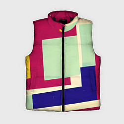 Женский жилет В стиле авангардизма, цвет: 3D-черный