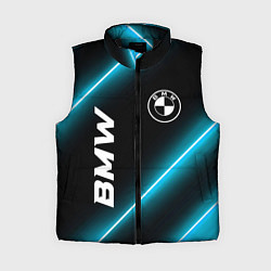 Женский жилет BMW неоновые лампы, цвет: 3D-черный