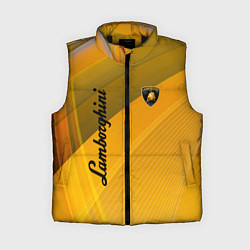 Женский жилет Lamborghini - абстракция, цвет: 3D-черный