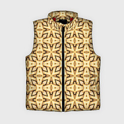 Женский жилет Объемные деревянные узоры, цвет: 3D-красный