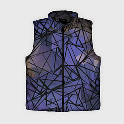 Женский жилет Blue with black stripes pattern