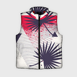 Женский жилет Треугольники и пальмы