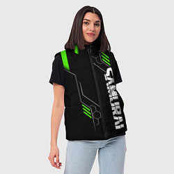 Женский жилет Samurai - Зеленые технологии, цвет: 3D-светло-серый — фото 2