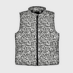 Женский жилет Надпись краской, цвет: 3D-черный