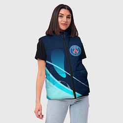 Женский жилет Фк псж абстракция, цвет: 3D-красный — фото 2