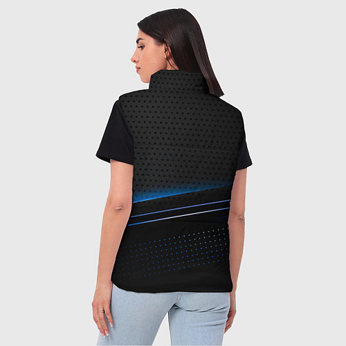 Женский жилет Bmw abstraction / 3D-Светло-серый – фото 4