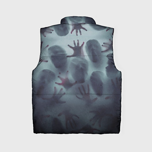 Женский жилет Scary faces trying to get out / 3D-Светло-серый – фото 2