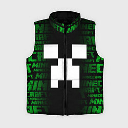 Женский жилет Лицо Крипера - Майнкрафт