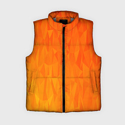 Женский жилет Абстрактно-огненный узор, цвет: 3D-светло-серый