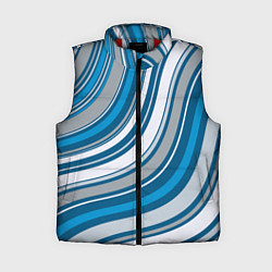 Женский жилет Волнистые полосы - текстура
