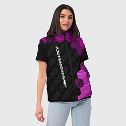 Женский жилет BMW pro racing: по-вертикали, цвет: 3D-черный — фото 2