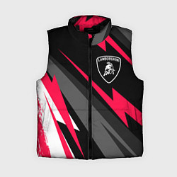 Женский жилет Lamborghini fast lines, цвет: 3D-черный