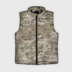 Женский жилет Мультикам камуфляж, цвет: 3D-черный