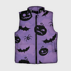 Женский жилет Ужасы ночи, цвет: 3D-светло-серый