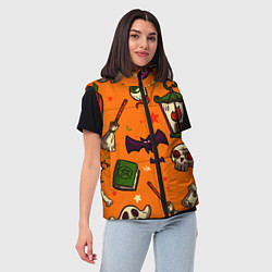 Женский жилет Время ночных существ, цвет: 3D-черный — фото 2