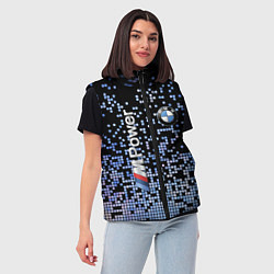 Женский жилет BMW - M Power - pattern, цвет: 3D-красный — фото 2