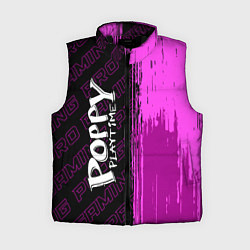 Женский жилет Poppy Playtime pro gaming: по-вертикали, цвет: 3D-черный