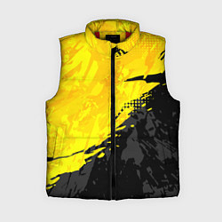 Женский жилет Black and yellow, цвет: 3D-красный