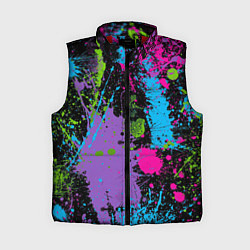Женский жилет Для граффити - абстрактные брызги