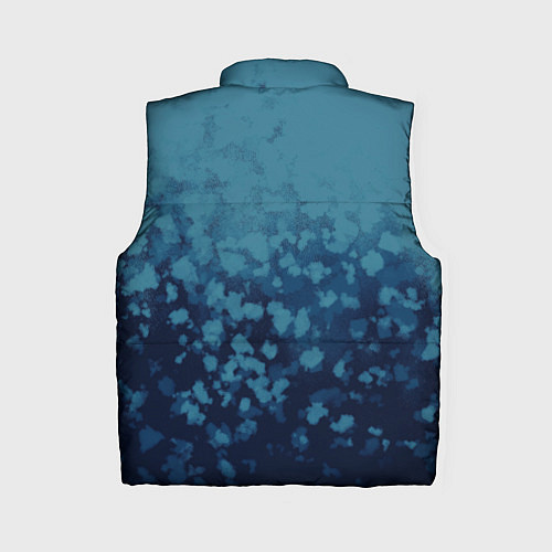 Женский жилет Абстракция синий / 3D-Светло-серый – фото 2