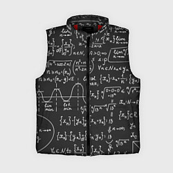 Женский жилет Геометрические формулы, цвет: 3D-красный