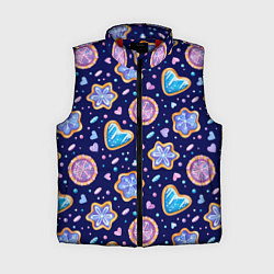 Женский жилет Новогоднее печение, цвет: 3D-красный