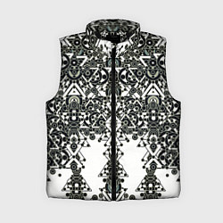 Женский жилет Треугольный шум, цвет: 3D-черный