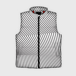 Женский жилет Ломанные линии и оптическая иллюзия