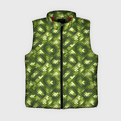Женский жилет Милитари Чешуя, цвет: 3D-красный