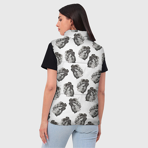 Женский жилет Аполлон - паттерн / 3D-Светло-серый – фото 4