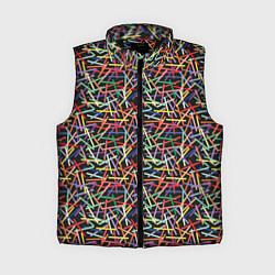 Женский жилет Палочки разноцветные