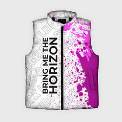 Женский жилет Bring Me the Horizon rock legends: по-вертикали, цвет: 3D-черный