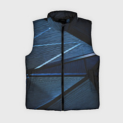 Женский жилет Тёмные геометрические линии и фигуры