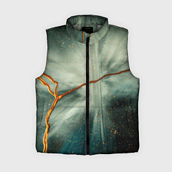 Женский жилет Туман, лучи и краски