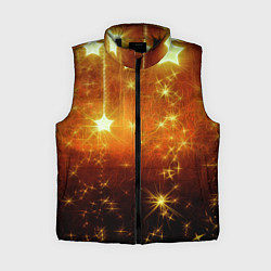 Женский жилет Золотистае звёзды