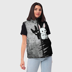 Женский жилет Теневой зайка, цвет: 3D-светло-серый — фото 2