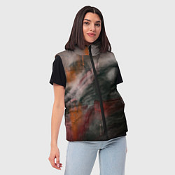 Женский жилет Темнота, тени и краски, цвет: 3D-светло-серый — фото 2