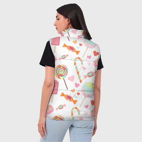 Женский жилет Сладкий праздник / 3D-Светло-серый – фото 4