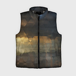 Женский жилет Природное отражение в стеклянной абстракции