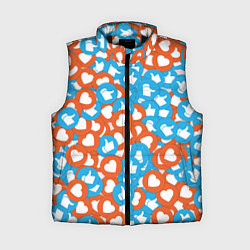 Женский жилет Лайки, цвет: 3D-черный