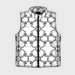 Женский жилет Линии, круговой орнамент, цвет: 3D-светло-серый