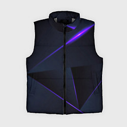 Женский жилет Geometry stripes neon stiil, цвет: 3D-светло-серый