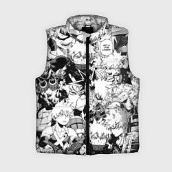 Женский жилет Кацуки Бакуго - Моя геройская академия, цвет: 3D-светло-серый