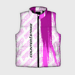 Женский жилет Counter Strike 2 pro gaming: по-вертикали, цвет: 3D-черный